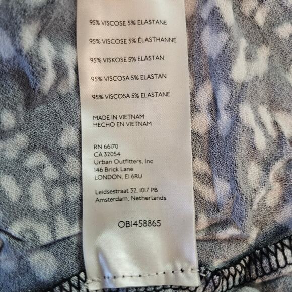 NWT Free People Marsaille Mini Dress Sz Small Black & White - Picture 13 of 16